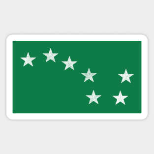 Faded-Style Starry Flag Plough Banner / Irish Socialism Magnet